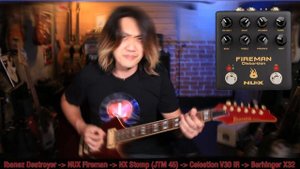 NUX Fireman Distortion - Nailed the EVH tone!