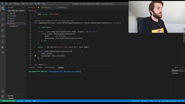 Develop Lambdas And Debug Them Locally Using SAM смотреть онлайн
