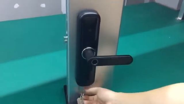 Биометрический Wi-Fi замок со сканером пальца «HDcom SL-807A Tuya-WiFi» смотреть онлайн