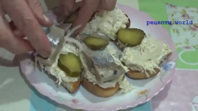 2 рецепта закуски из сельди простые блюда