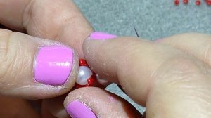 Мастер класс // Элемент для украшения из бусин и бисера.