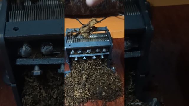 Польская табакорезка с приводом строительного миксера смотреть онлайн