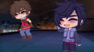 ? Meme ? Да ладно, я словлю ? Gacha Club ? Морок×Саша ?