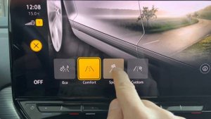 Volkswagen ID4, режимы вождения, как выбрать режим вождения.