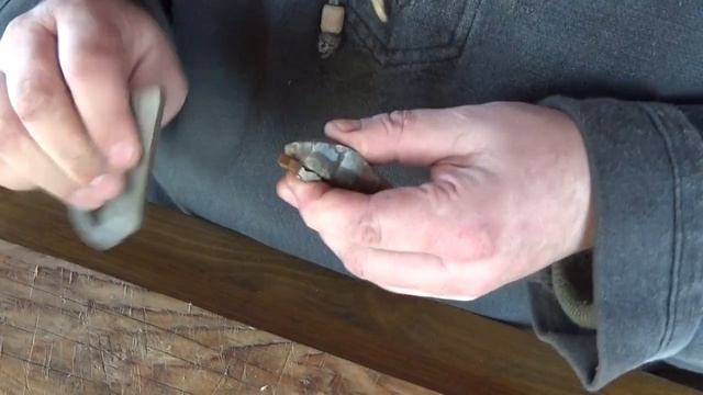 Кресало кованое Разведение огня с помощью кресала