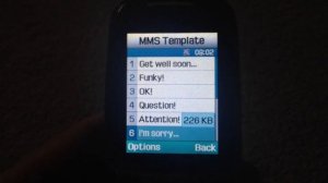 Samsung SGH-D600 - MMS Templates