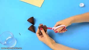 Hedgehog Paper Craft for Kids - fall craft idea for kids