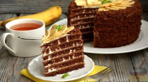 Быстрее, чем в духовке.
ШОКОЛАДНЫЙ ТОРТ  НА СКОВОРОДЕ