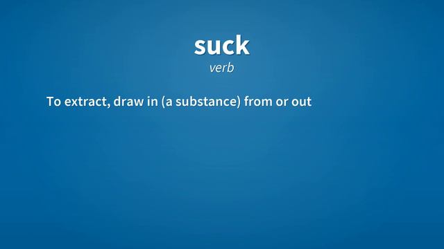 Suck | Meaning of suck смотреть онлайн