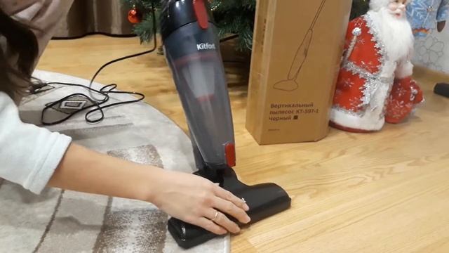 Никаких крошек на ковре. Обзор на вертикальный пылесос KT‐597. смотреть онлайн