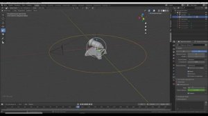 Анимация вращения в Blender 3d