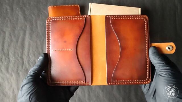 Докхолдер Light "Auto" из кожи Краст. Ручная работа. "Clover Craft"