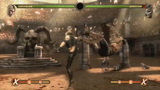 Mortal Kombat 9 Sonya Blade Ladder Pt3 Final