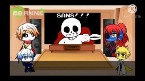 Undertale React to || Delta Sans || Gacha Club (My AU)