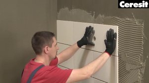 Видеоинструкция по применению клея для плитки Ceresit