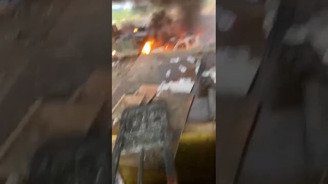 ‼️?☠️?Уничтоженный БТР-80 ВСУ под Песками