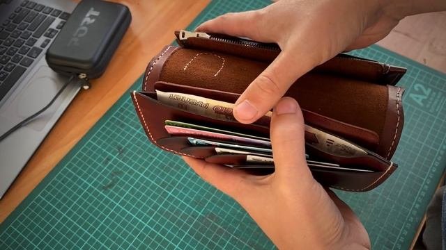 Обзор байкерского кошелька от мастерской Handbor