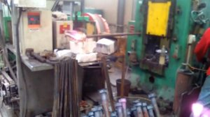 Изготовление метрового болта М27x1000. Горячая высадка