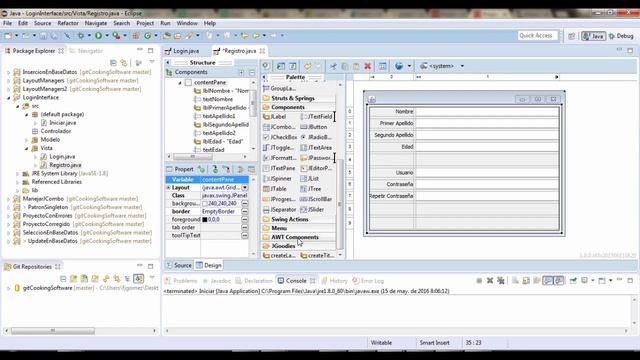 JAVA SWING - Login Interface. Paso 3 - TU PROFESOR - COOKING SOFTWARE смотреть онлайн