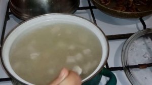 сырный суп с грибами