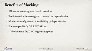 48  Mocking with Mockito   Oveview   Part 1