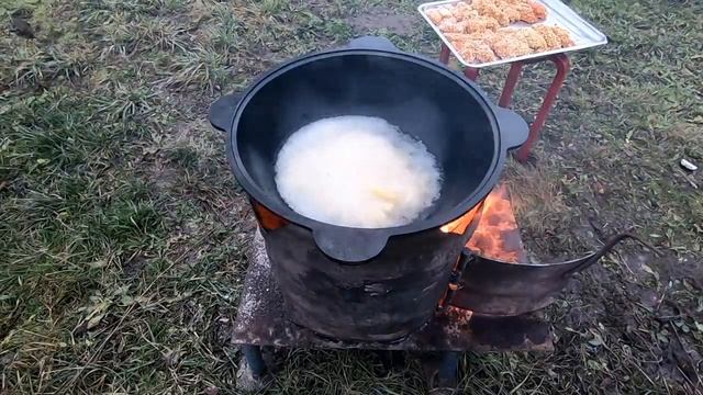 Картошка фри и курица в казане! смотреть онлайн