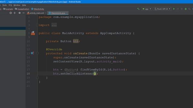 Разработка приложений для Android - урок №7 (Управление событием Click)