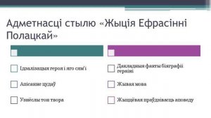 Чалавек і грамадства. Тэма 1. «Жыціе Ефрасінні Полацкай»