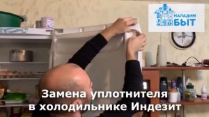 Замена уплотнителя в холодильнике Индезит