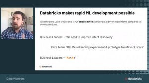 Data Pioneers - Modernizing Data Management with Databricks