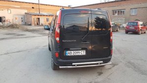 защита переднего и заднего бампера бампера на Renault Kangoo