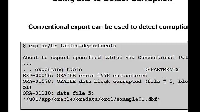 Chapter 07 Dealing with Database Corruption смотреть онлайн