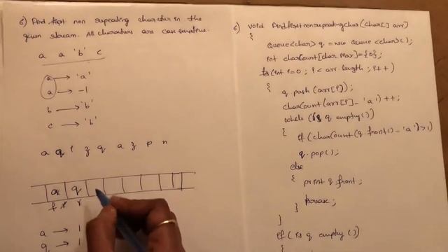 Find first non repeating character of giver stream смотреть онлайн