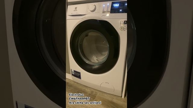 Electrolux EW6FN449BT Çamaşır Makinesi Ara Sıkma Ses Seviyesi