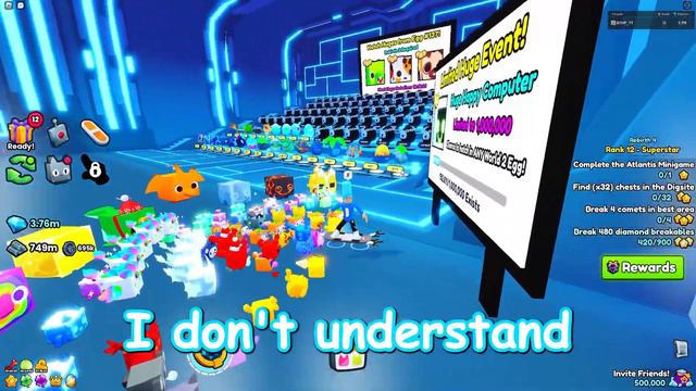 TRIED HATCHING *NEW* HUGE HAPPY COMPUTER FOR *10 HOURS* AND... (pet simulator 99) смотреть онлайн