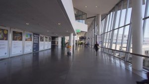 Sweden, Stockholm, Arlanda Airport, Terminal 2 - 5 , 6X escalator , 2X elevator 1X moving sidewalk