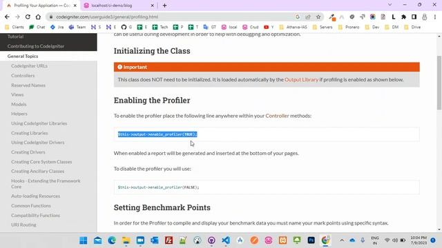 Caching, Profiling, CLI Application in CodeIgniter 3.x - (Ep-11)