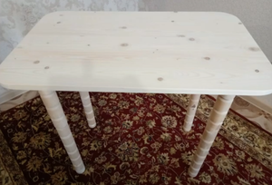 Журнальный столик своими руками из дерева.