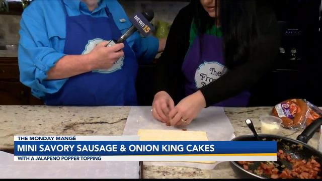 Monday Mangé : Mini Savory Sausage & Onion King Cakes with a Jalapeno Popper Topping, Sponsored By: смотреть онлайн