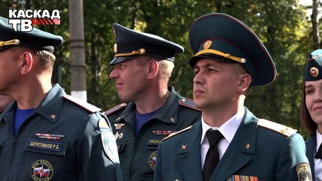 Репортаж телеканала "Каскад ТВ" с места открытия памятника огнеборцам в Узловой