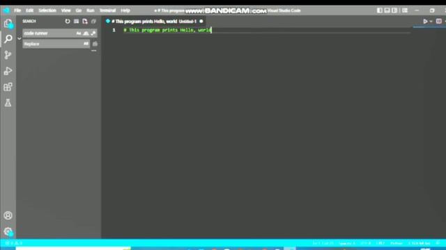 How to print a Hello World in visual basic with Python code #pythonprogramming #pythontutorial