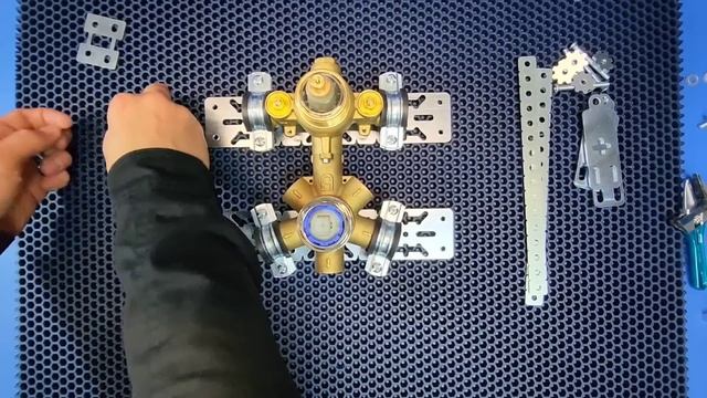 Сборка оснований для смесителей скрытого монтажа. Использование комплекса GR на практике. смотреть онлайн