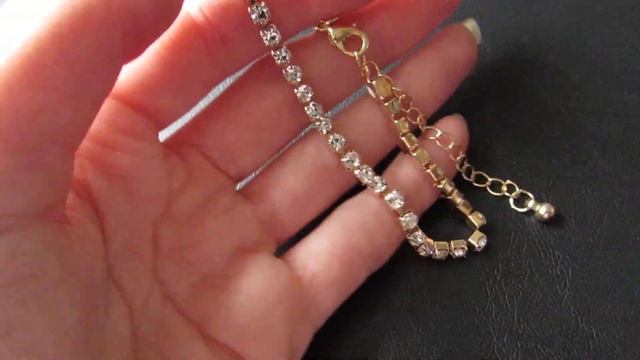 Обзор браслета цепь страз, 4188-2 смотреть онлайн