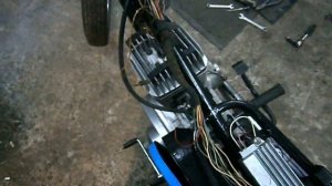 минск 125  электропроводка и запуск двс