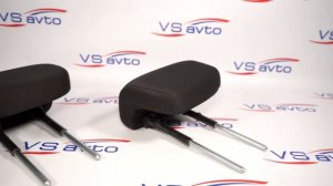 ПОДГОЛОВНИКИ ЗАДНЕГО СИДЕНЬЯ CHEVROLET-NIVA (2ШТ) (С ИЮЛЯ 2016 Г.В.) ЧЕРНАЯ ТКАНЬ