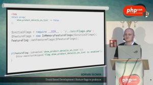 Adrian Słowik: Trunk Based Development i feature flags w praktyce @PHPcon Poland 2022