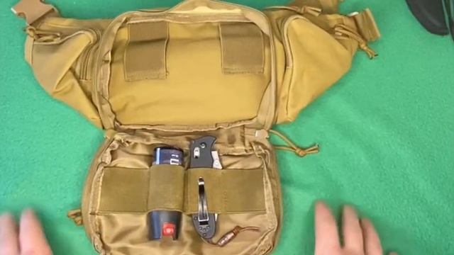 Обзор тактической сумки с отделением для пистолета. смотреть онлайн