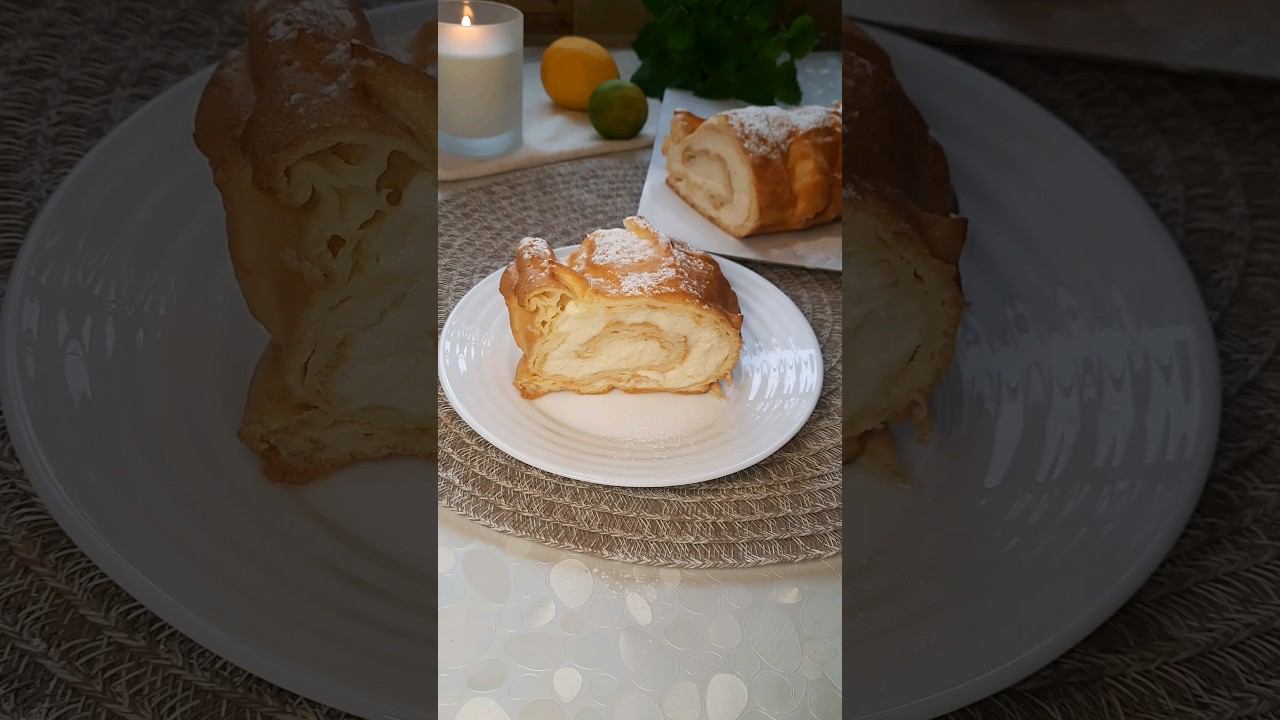 Лучшее заварное тесто, рулет Карпатка #готовка #выпечка #рецепты #еда #cooking #food #youtubeshorts