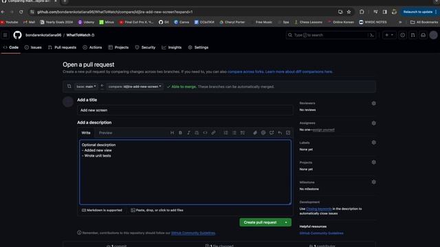 Git урок 4: Создаем ветки и pull request смотреть онлайн