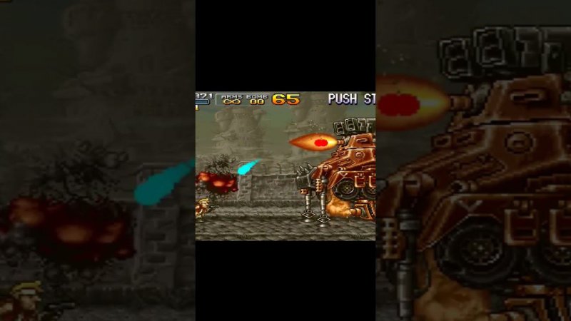 Metal Slug 001 boss 5. #retrogaming #ретроигры #shortsgaming #gaming #playstation #metalslug  #psx